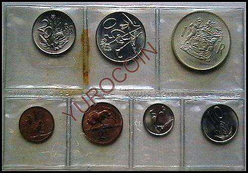 1969 DR DONJES ENGLISH UNC MINT ISSUE PACK-RSA 2ND DECIMAL.(SILVER RAND)