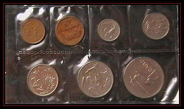 MIX RSA 2ND DECIMAL COINS FROM 1C TO SPRINBOK R1-VF