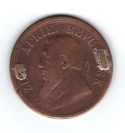 1892 - PRESIDENT KRUGER SERIES - 1 PENNY AS PER SCAN