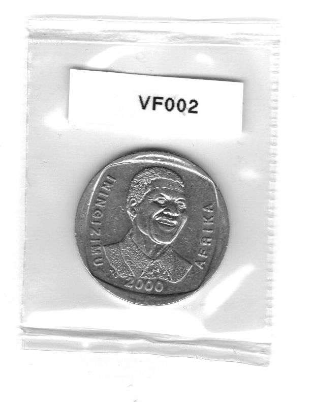 HIGHLY COLLECTABLE-YEAR 2000 NELSON MANDELA R5 COIN