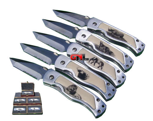 Big 5 knife Set Brand new with a wooden display boxes!!!!
