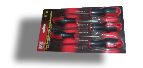 5Pc Cushio-Grip screwdriver set (Brand new)