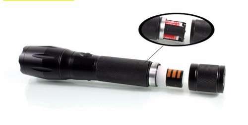 Tactical LED Flashlight with scorpion detection