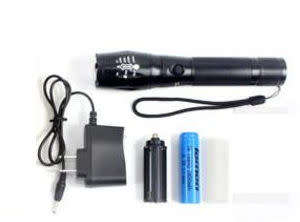 Tactical LED Flashlight with scorpion detection