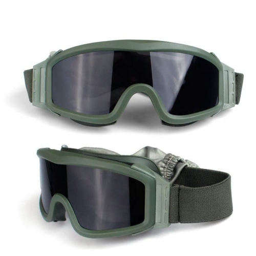 TPU Rubber Tactical Military grade goggles with replacement lenses (free shipping)