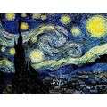 STARRY NIGHT BY VAN GOGH_ STUNNING CANVAS PRINT OF ORIGINAL OIL PAINTING !!!!!