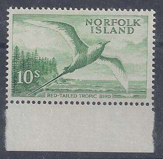 Norfolk Island 1960 Bird 10s fine unmounted mint