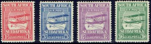 South Africa 1925 Airmails set of 4 fine mint