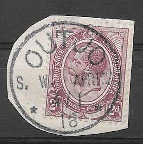 South West Africa - WWI South Africa Occupation with Outjo large converted canceller