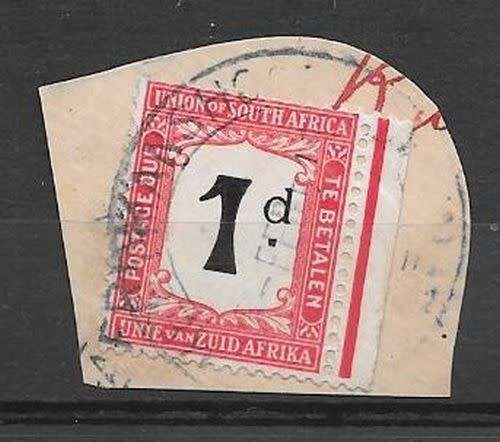 South West Africa - WWI South Africa Occupation SA Postage 1d with Keetmanshoop cancel