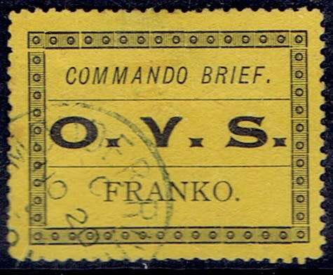 Orange River Colony 1899 Military Frank fine used with Modder River cds