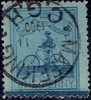 Mafeking 1900 Sgt. Major Goodyear 1d pale blue/blue very fine used
