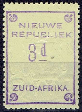 New Republic 1887 No date, yellow  paper, 3d very fine mint