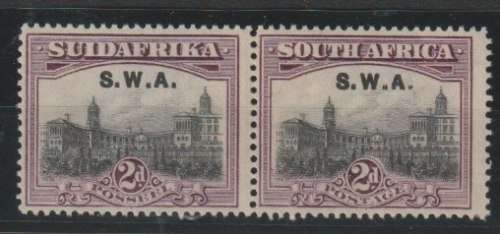 South West Africa 1927 London 2d perf 14 x 13 1/2 up very fine mint