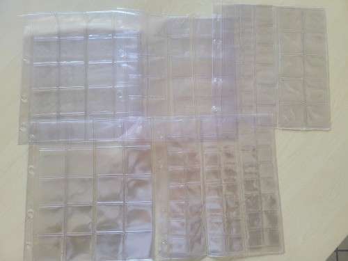 Coin Pages x10 - photo set of 5 x2 of each, very fine, new