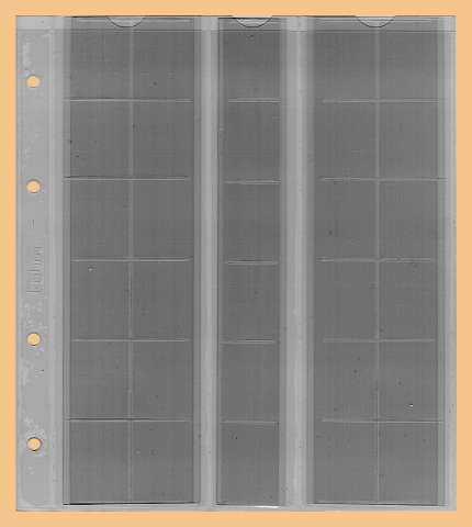 IDEAL COIN PAGE A5 30 DIVISION (210 h X 185MM w) 27mm X holding 30 coins ETC.