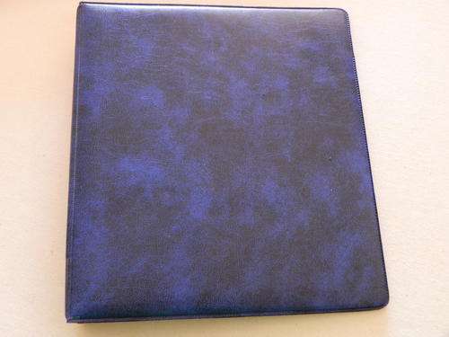 IDEAL COIN BINDER A5 IN SIZE - BLUE IN COLOUR
