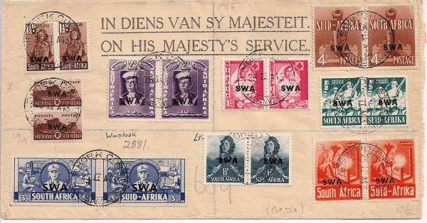 SWA 1943 Spectacular Large & Small War cover