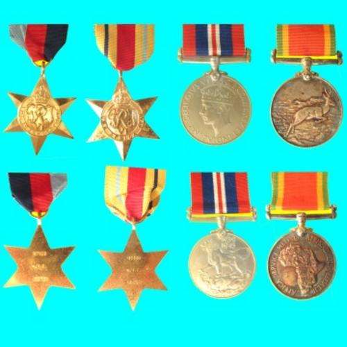 Second World Medal Grouping - Made out to W.H.E Honey with Paperwork and plenty of Photographs.