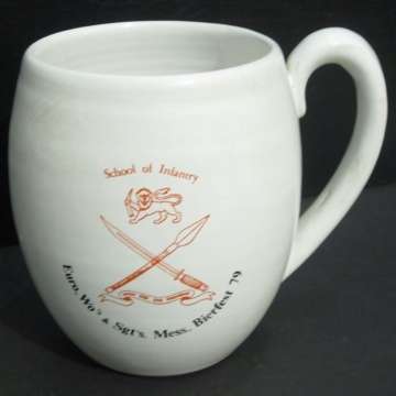 Rhodesian School of Infantry - Sergent's Mess Bierfest 79 Mug.