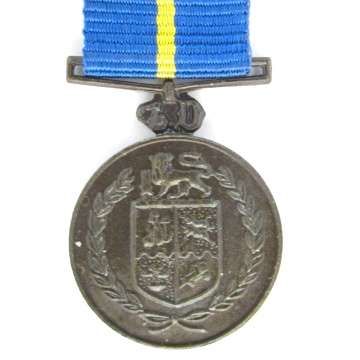 S.A. Police Miniature Medal For Faithful Service.