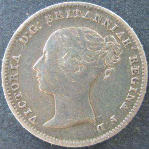 1838 Maundi - Four Pence - Queen Victoria.