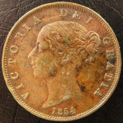 1854 Half Penny - Victoria.