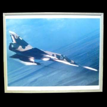 Original S.A.D.F. Photograph - Mirage Single Seater in Flight.