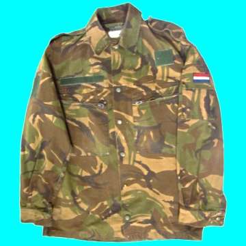 Dutch Nato Camo Jacket with Four Pockets - Extra Large - Made by Seyntex.