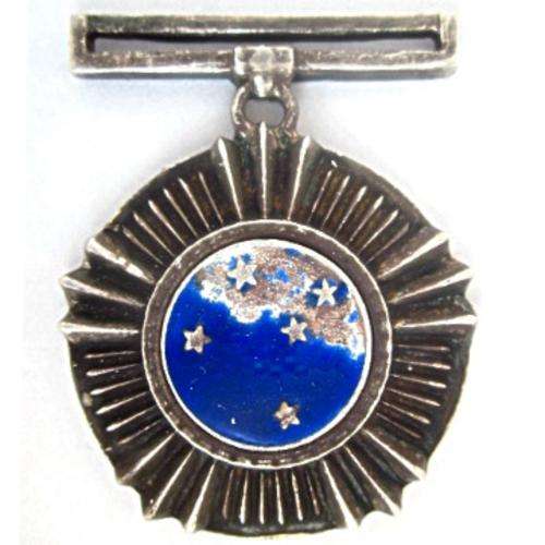 Southern Cross Full Size Medal - Numbered 3709 - Without Ribbon - Some damage to blue enamel.
