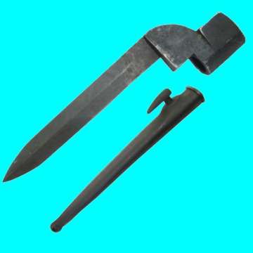 S.A. Pattern 9 Bayonet with Plastic Scabbard.