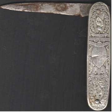 Original Voortrekker Monument Pocket Knife. "Herdenk Die Voortrekkers" 1838 To 1938"