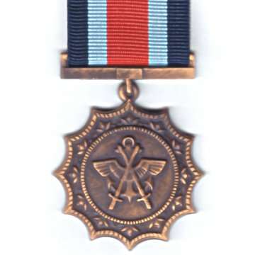 Military Merit Full Size Medal with Ribbon - Numbered 17420.