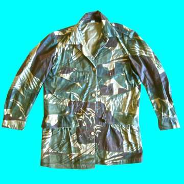 Rhodesian Camo Bush Jacket With Labels - Large.