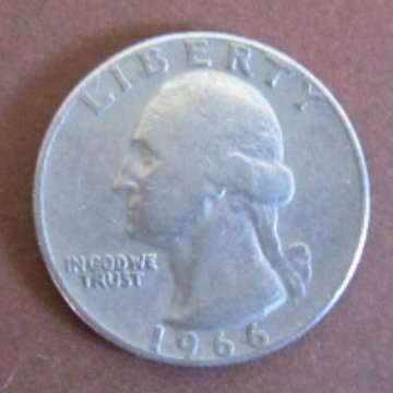 United States Of America - Quater Dollar - 1966