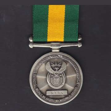 Commando Closure Medal - Full Size With Ribbon - Number 9184.