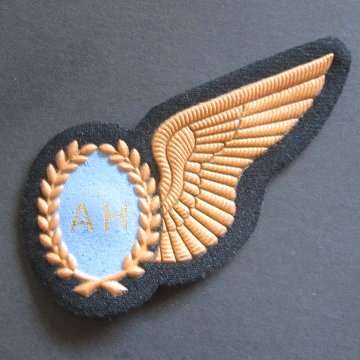 S.A.A.F Air Hosstess Rubberized Half Wing.