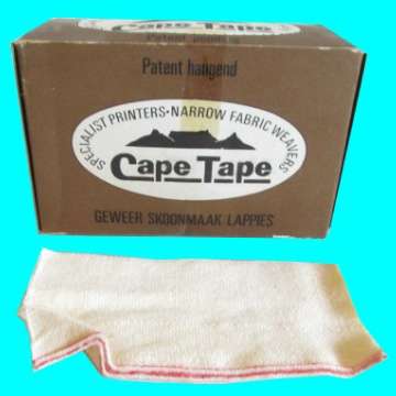 Gun Cleaning Patches - "100 vier by twee's" - Manufactured by  Cape Tape.