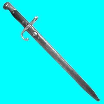 Argentina 1909 Bayonet with matching Scabbard Number - A very scarce and rare bayonet.