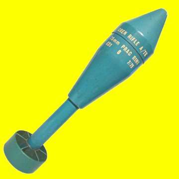 Gren Rifle A/TK 75mm Practice Anti Tank Grenade R1M1.