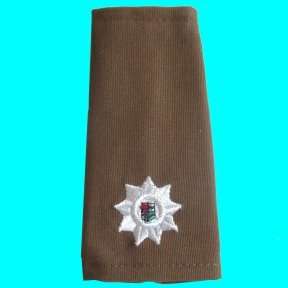 S.A.D.F Major Slip-On Rank - Embossed - Pair.