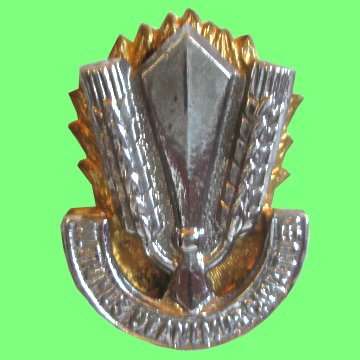 S.A.D.F. Catering Corps Collar Badges - All Pins Intact - Pair.