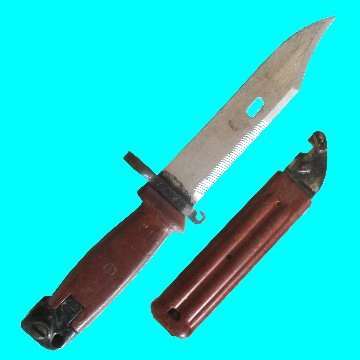 AK-47 Bayonet Wire Cutting Type - Border War Looty.