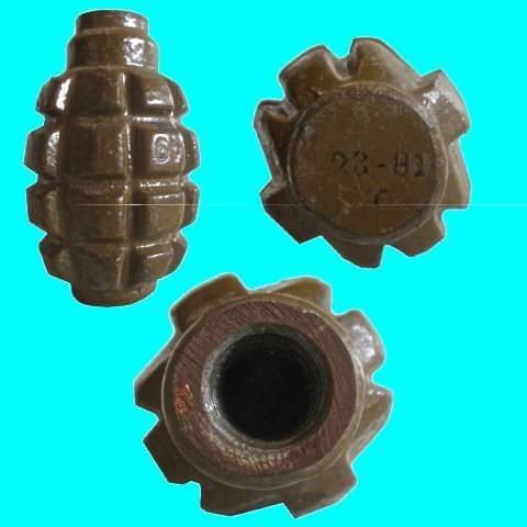 Russian F1 Grenade - Deactivated - Border War Looty.
