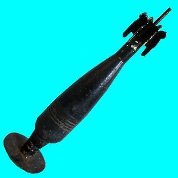 S.A.D.F 60mm Mortar - 1975 - Inert.