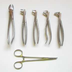 Lot Of Six Vintage Dentist tools.
