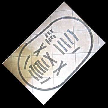 Lima - HO - Oval Railway Track Set consisting of 40 Track Sections..