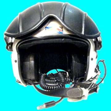 Air Wing Helicopter Pilot's Helmet complete with Visor and all its Fittings.