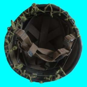 Border War Period Para-Bat Helmet With Netting.