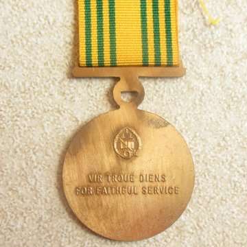 Prison Services - Medal For Faithful Services - Full Size.